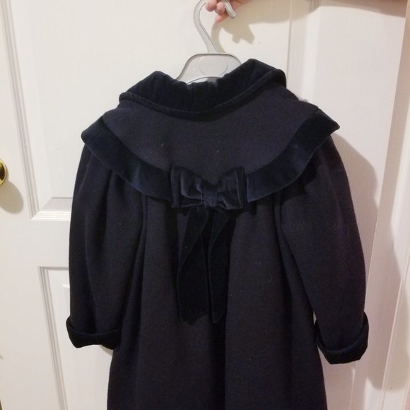 Pierre Cardin girls dress coat Navy colour - Picture 3 of 3